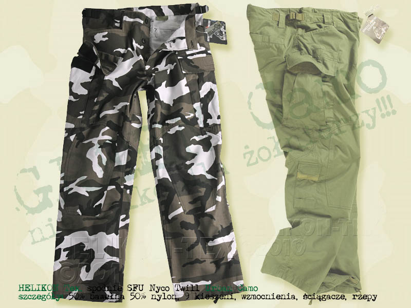 HELIKON Tex. spodnie SFU NT Special Forces Uniform Nyco Twill Urban Camo