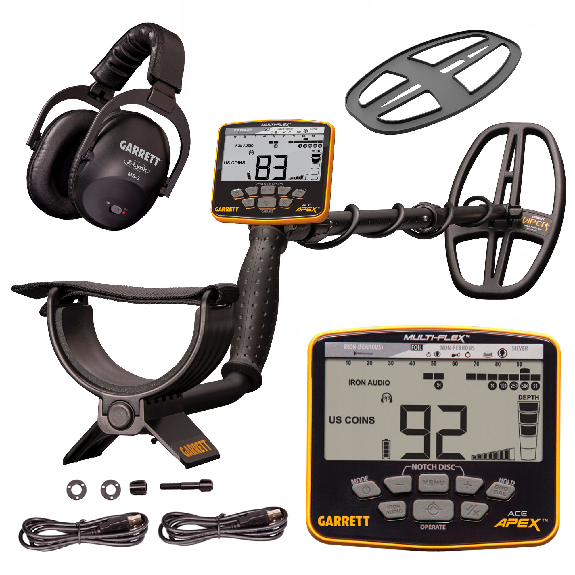 GARRETT ACE Apex Viper Multi-Freq + słuchawki MS-3 detektor / wykrywacz metali