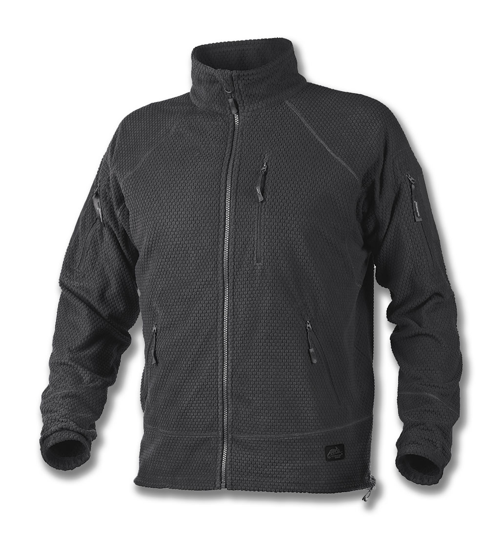 HELIKON Tex. polar - Bluza ALPHA TACTICAL - Grid Fleece - Czarna