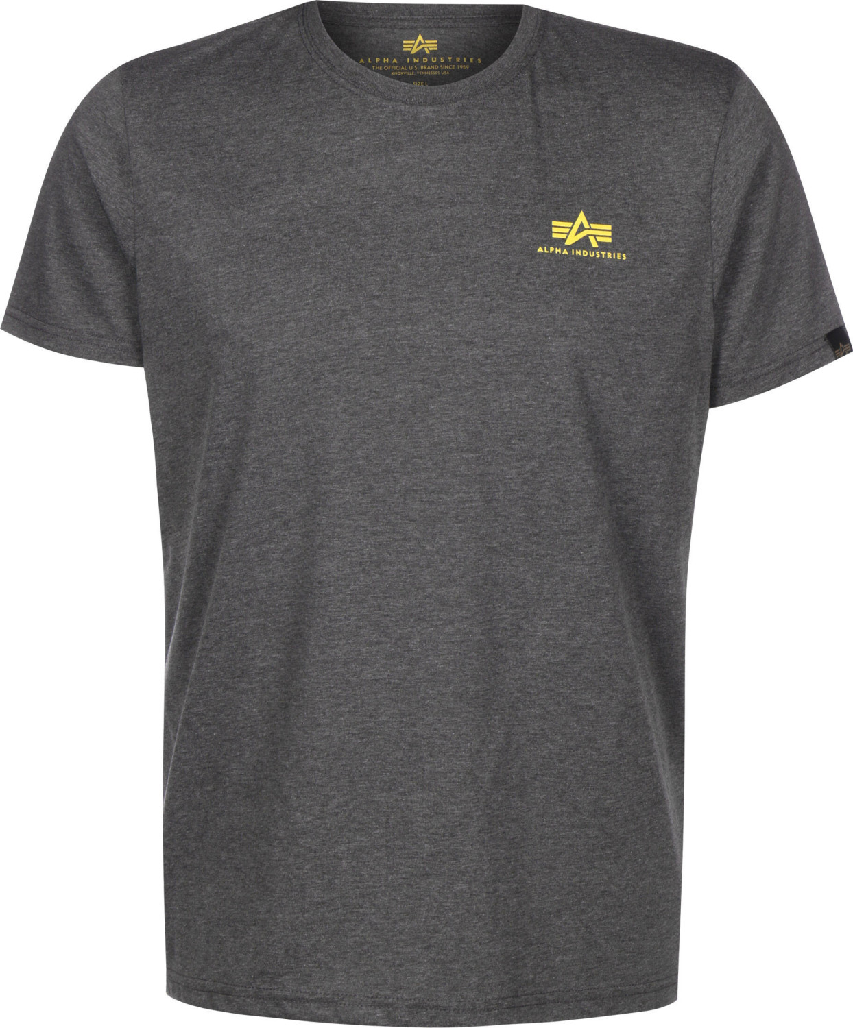 Alpha Industries T-Shirt Basic T Small Logo Charcoal Heather