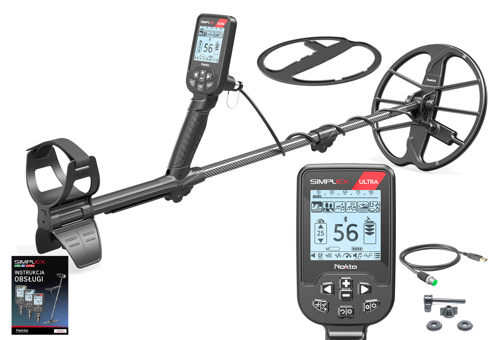 NOKTA Simplex Ultra SX28 11" DD wodoszczelny detektor metali