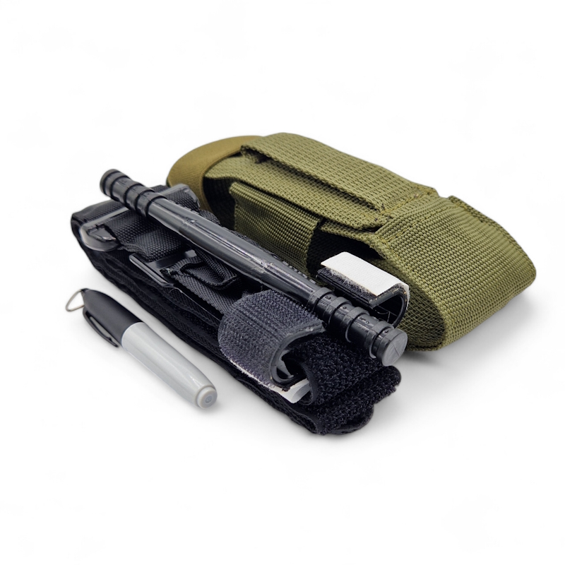 Staza taktyczna SPAS Gen. 2 + etui do pasa Olive Green