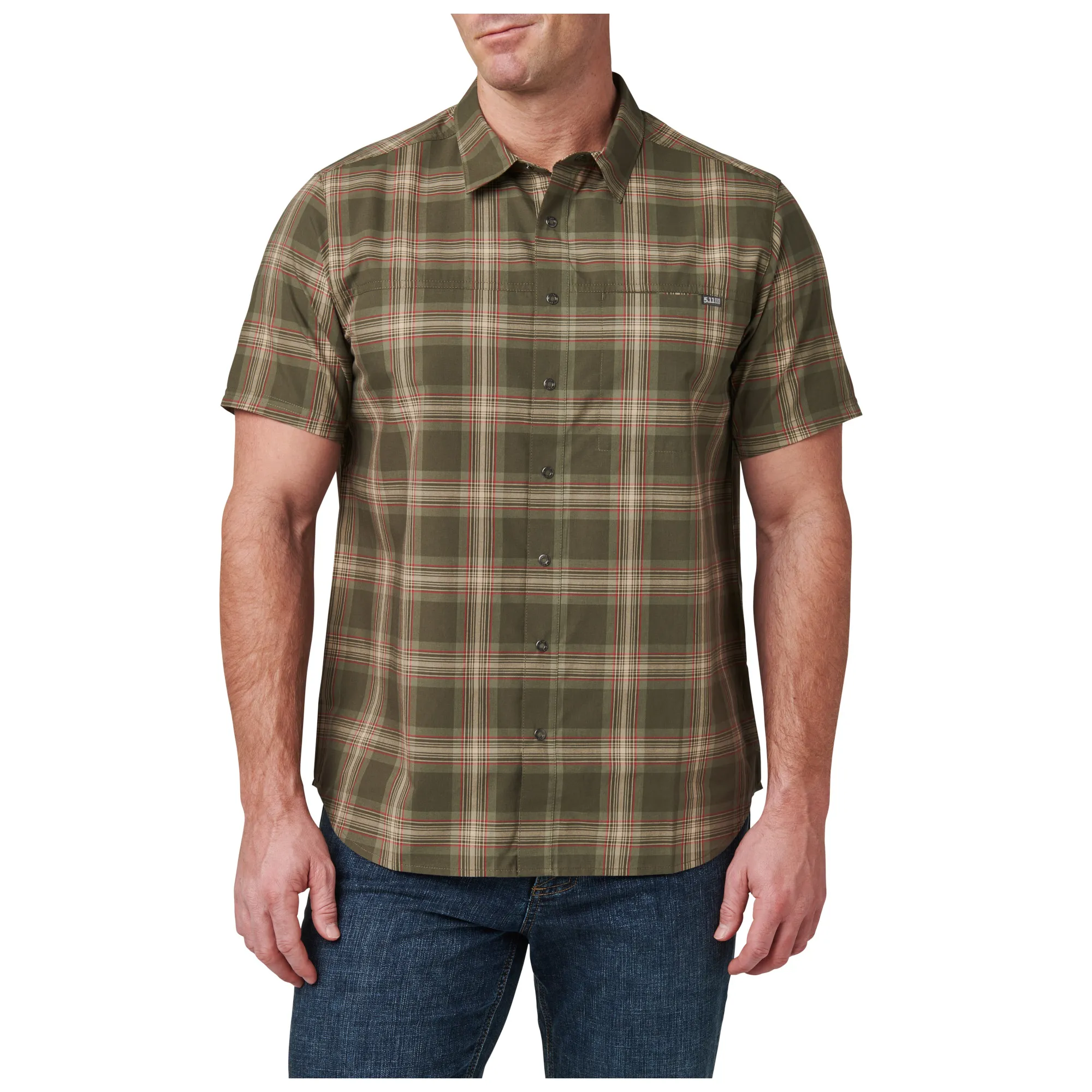 5.11 koszula Wyatt Short Sleeve Plaid Shirt Ranger G PLD