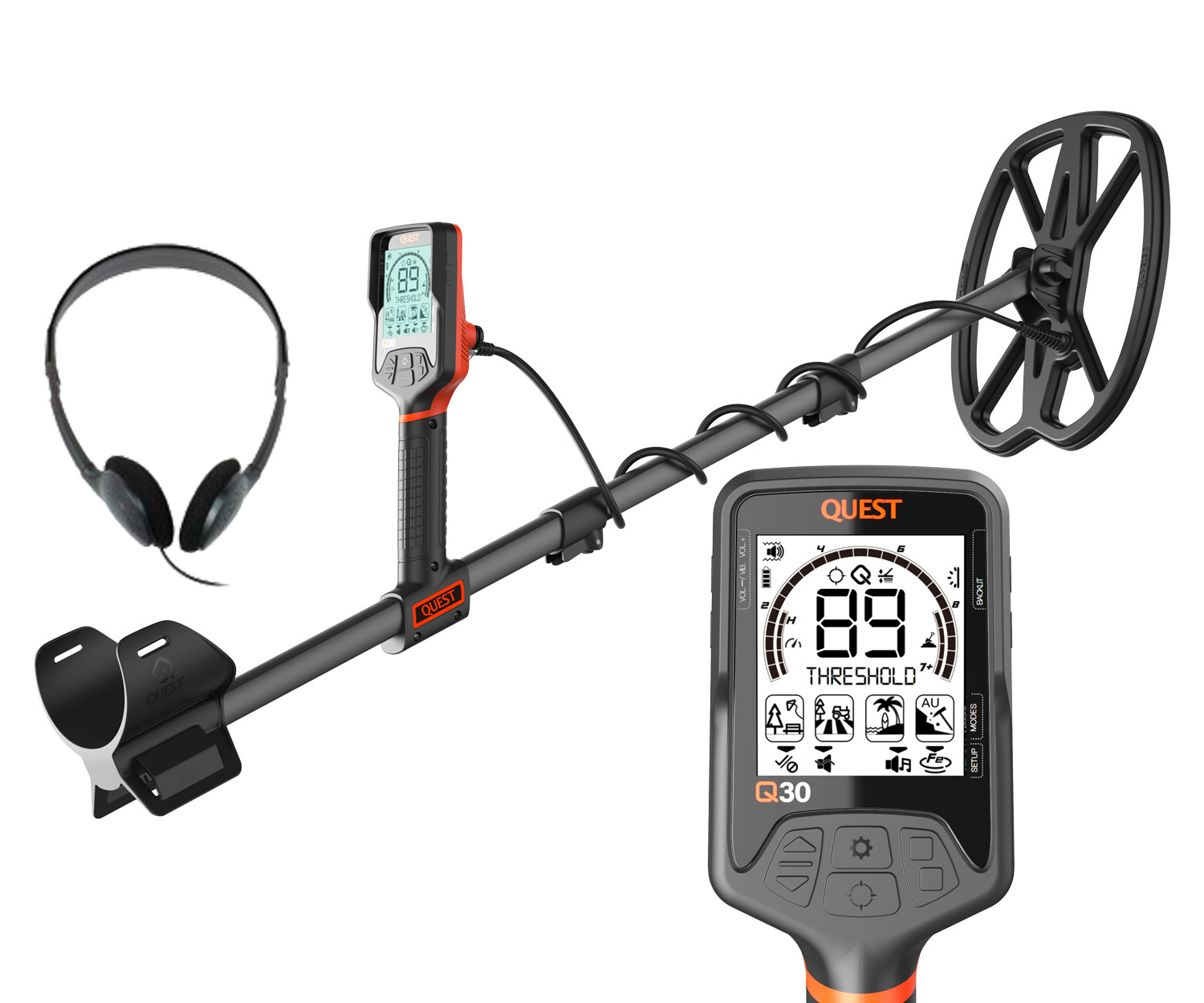 QUEST Q30 11"DD detektor / wykrywacz metali