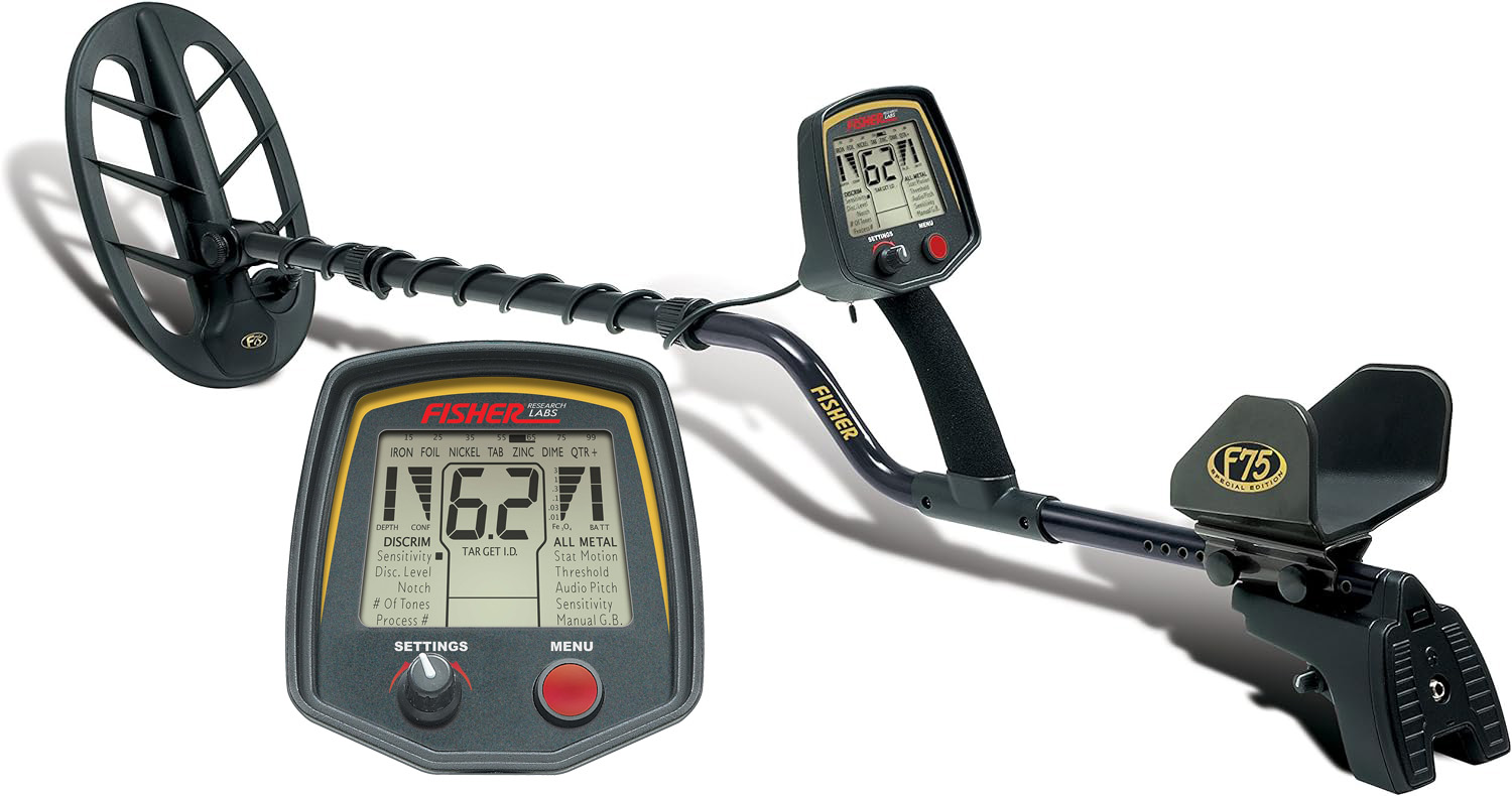 FISHER F75 Ltd 11" DD 13 kHz - detektor / wykrywacz metali