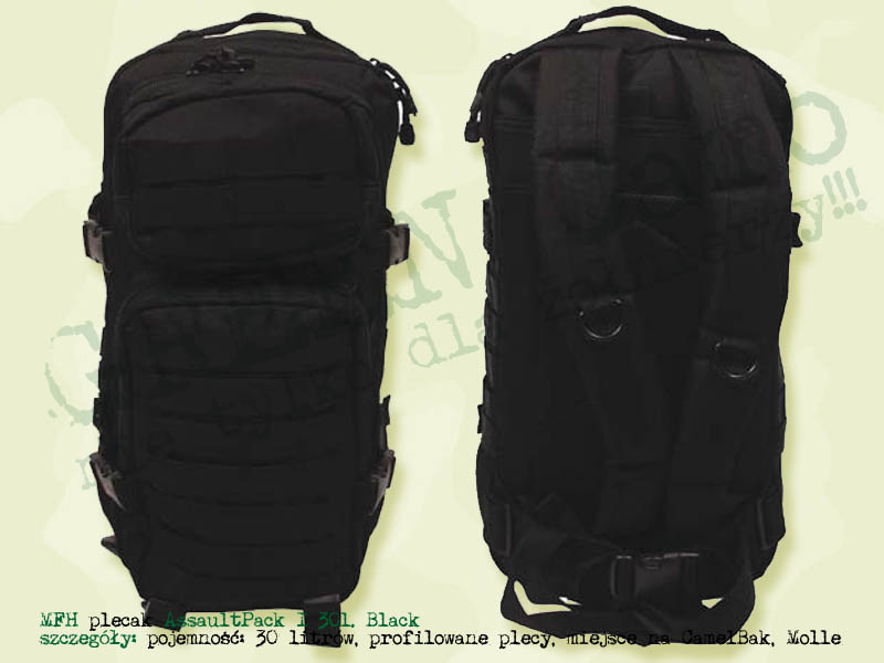 MFH plecak AssaultPack I Black