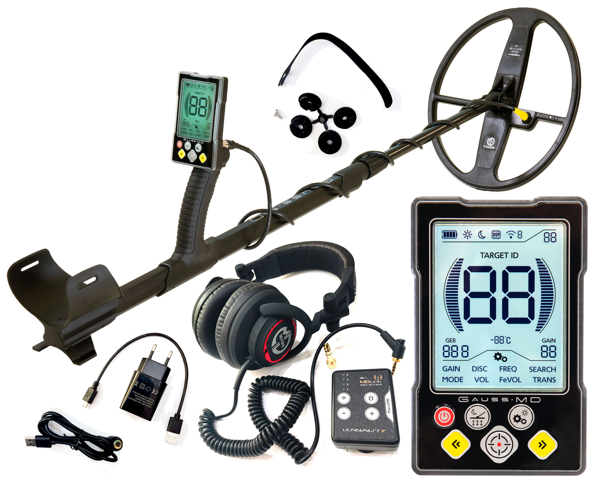 MARS MD Gauss MD Light Tiger 10x13" DD - detektor / wykrywacz metali