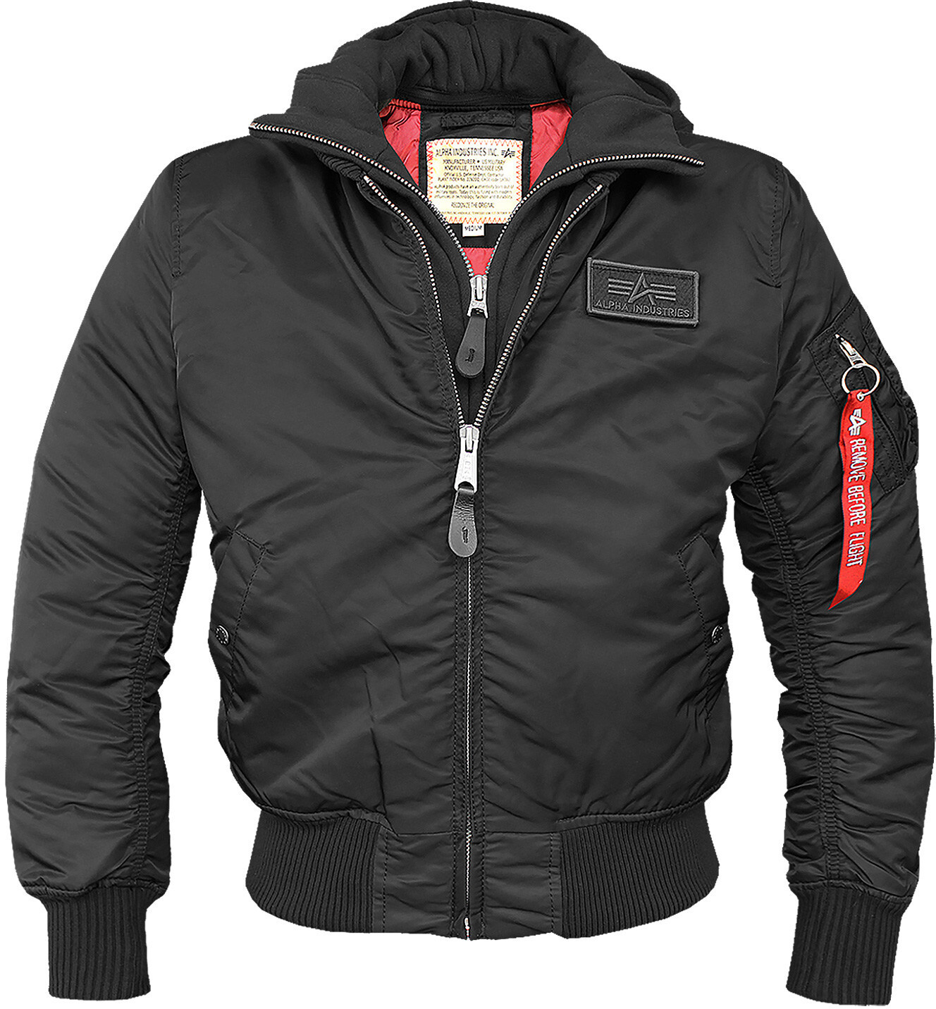 Kurtka ALPHA INDUSTRIES MA-1 D-Tec Black/Black