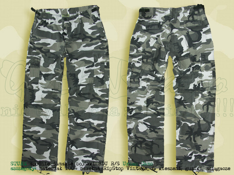 STURM spodnie damskie BDU R/S Urban Camo