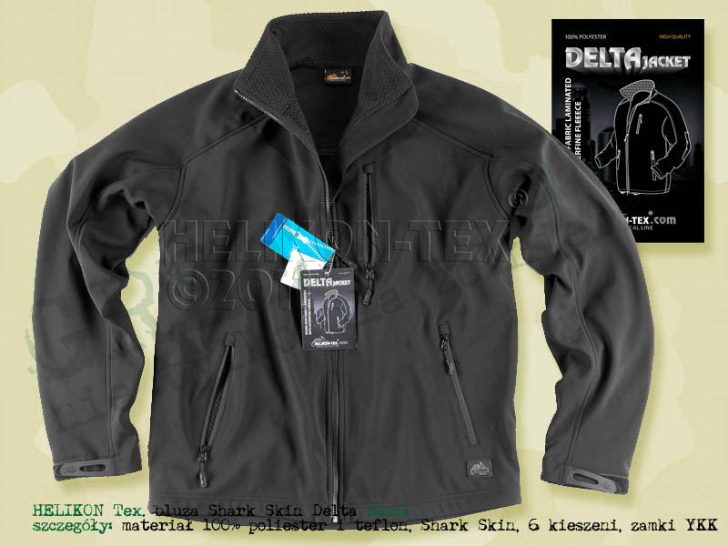 HELIKON Tex. bluza SoftShell Shark Skin Delta UTL Black