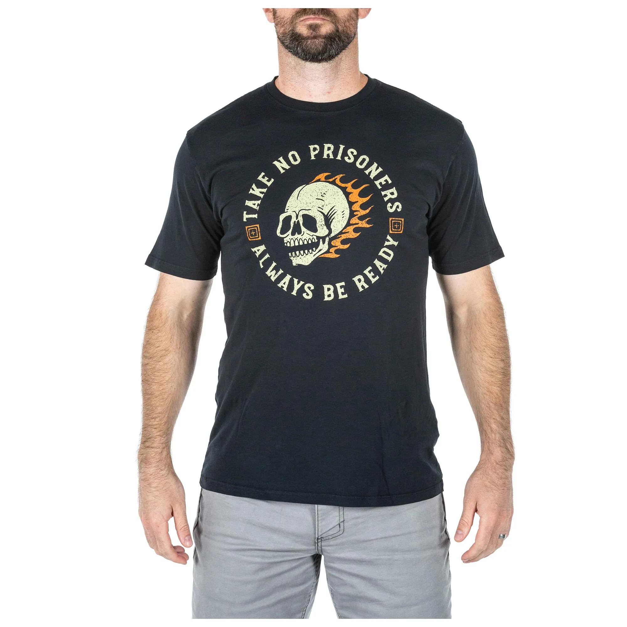 5.11 t-shirt NO PRISONERS SHORT SLEEVE TEE - Black