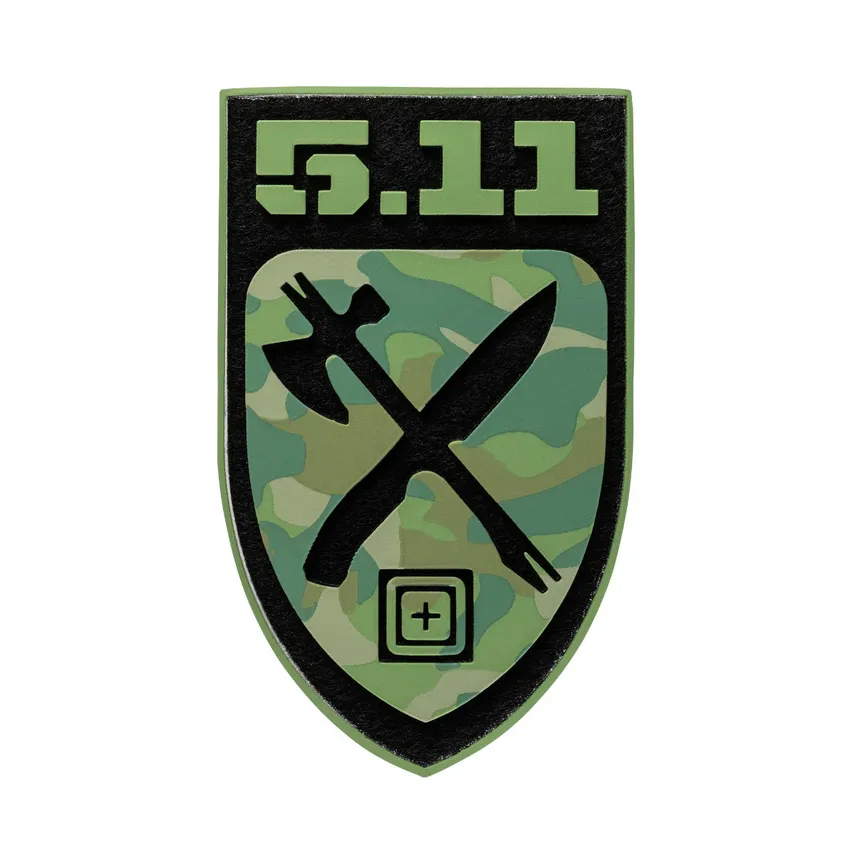 5.11 narzepka  Camo Camper Patch Green
