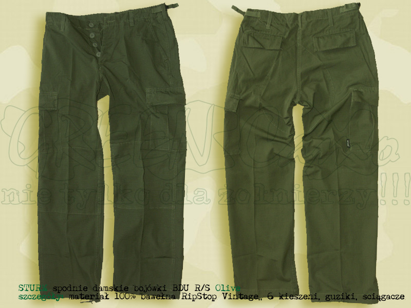 STURM spodnie damskie BDU R/S Olive
