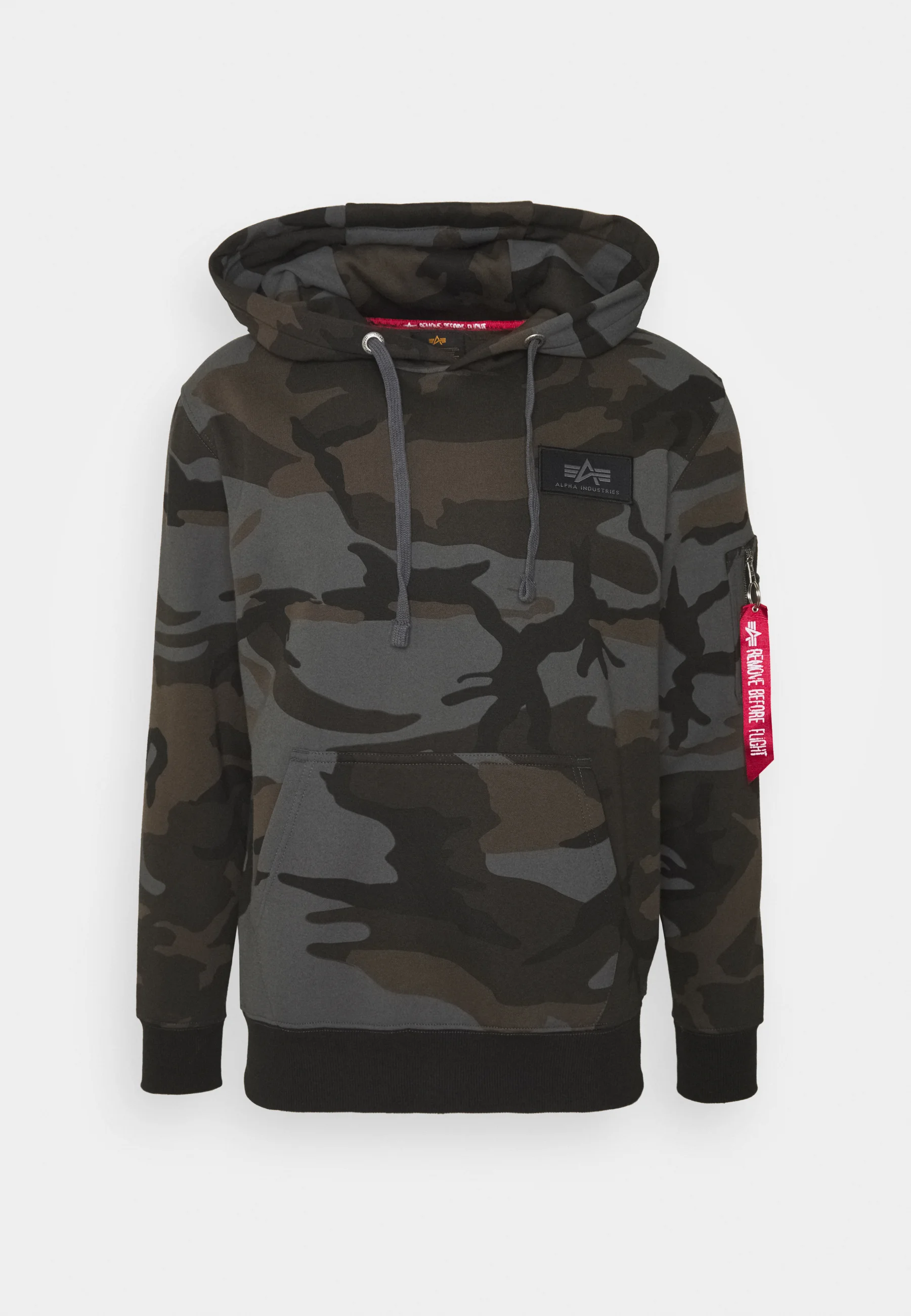 Bluza ALPHA INDUSTRIES Back Print Hoody Black Camo