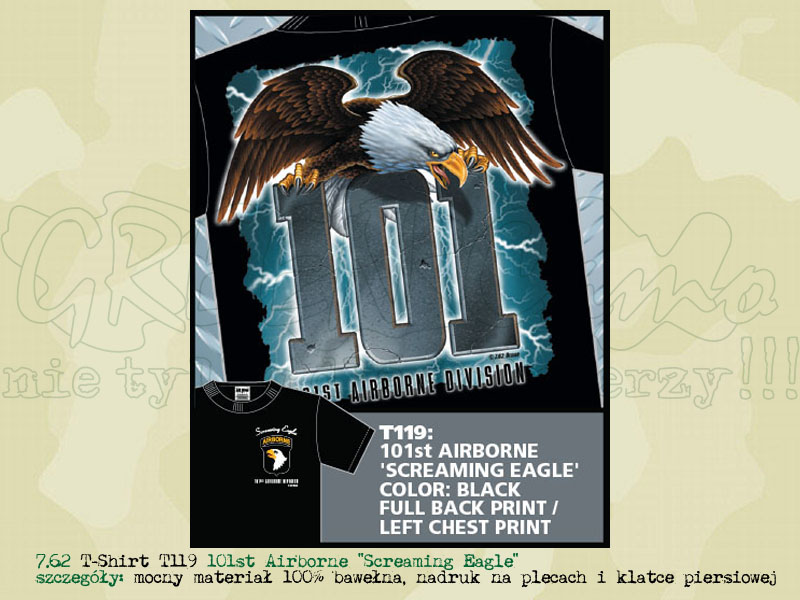 7.62 T-Shirt 101st Airborne "Screaming Eagle"