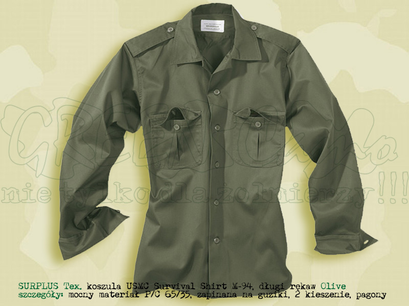 Surplus Tex. koszula USMC M-94 1/1 Olive