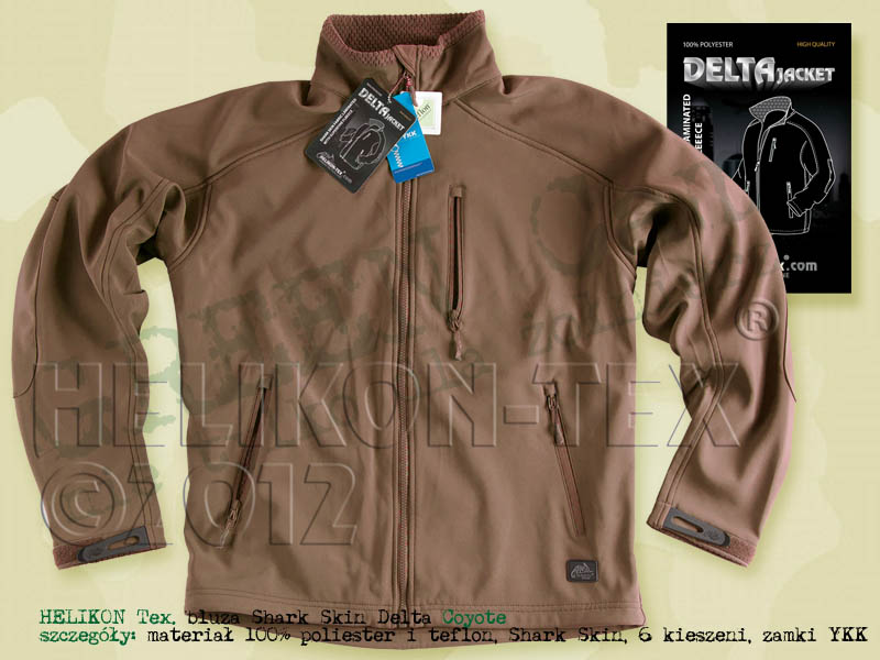 HELIKON Tex. bluza SoftShell Shark Skin Delta UTL Coyote