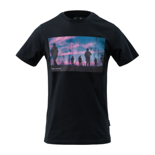 Direct Action T-shirt DA Sunset -  Black