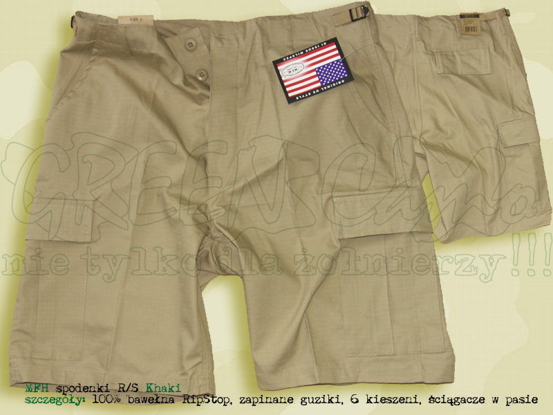 MFH spodenki BDU R/S Khaki