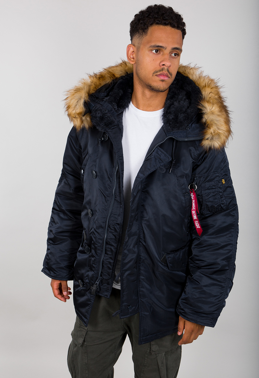 Kurtka ALPHA INDUSTRIES N3B Replica Blue