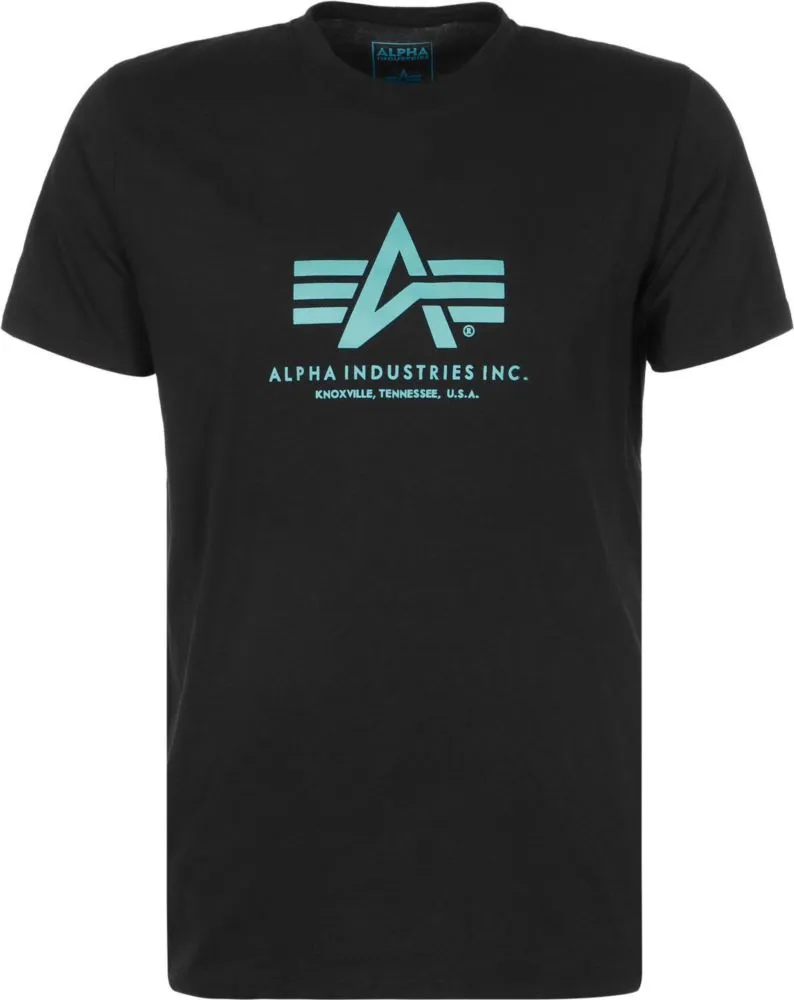 Alpha Industries T-Shirt Basic T Black/Blue