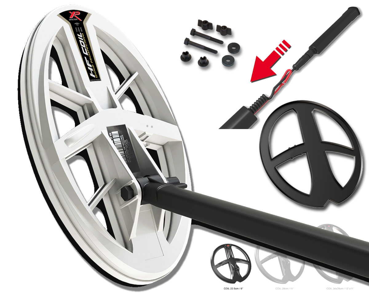 XP Deus sonda / cewka eliptyczna HF 24x13cm 13kHz do 81kHz