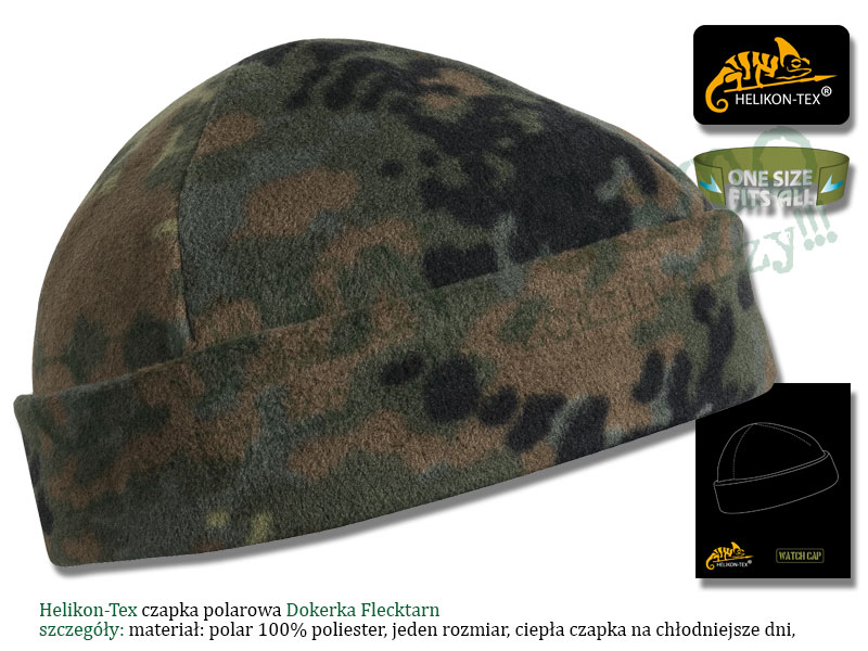 HELIKON-Tex czapka polarowa Dokerka / Watch Cap Flecktarn