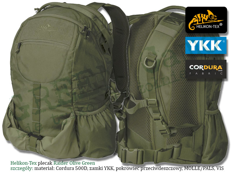 HELIKON Tex. plecak Raider 22l. Olive Green