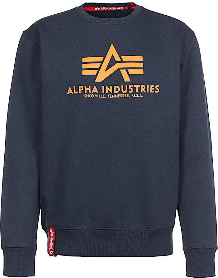 Bluza ALPHA INDUSTRIES Basic Sweater New Navy