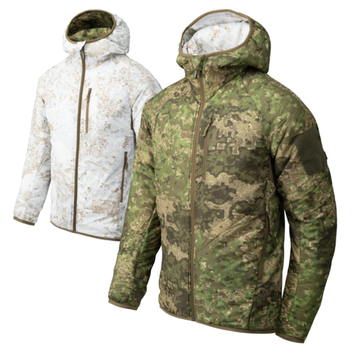Kurtka Dwustronna Wolfhound Hoodie® - Windpack - Pencott Wildwood/Pencott Snowdrift