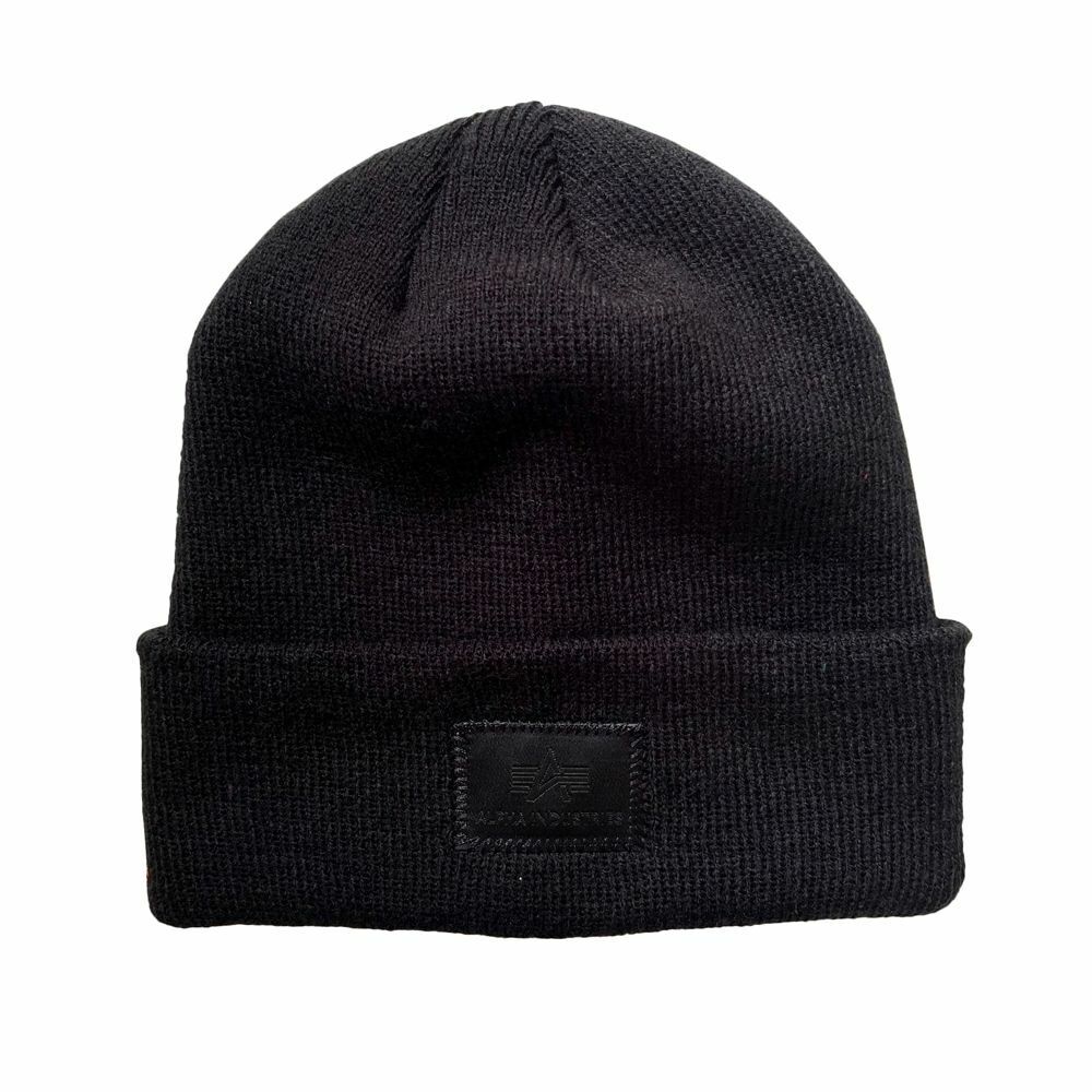 Czapka ALPHA INDUSTRIES X-FIT Beanie All Black
