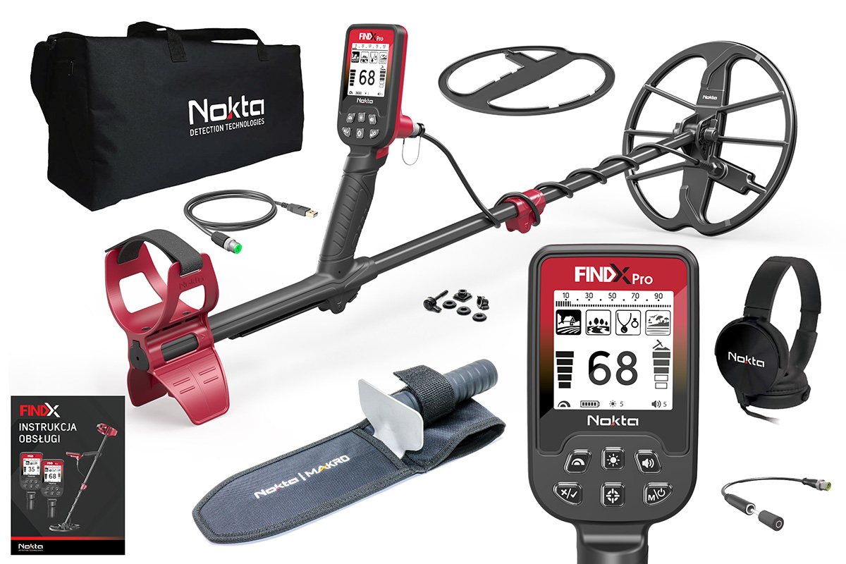 NOKTA FindX Pro SX28 11" DD wodoszczelny detektor, wykrywacz metali dla początkujących