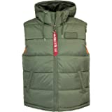 Bezrękawnik ALPHA INDUSTRIES Hooded Poofer Vest Sage Green