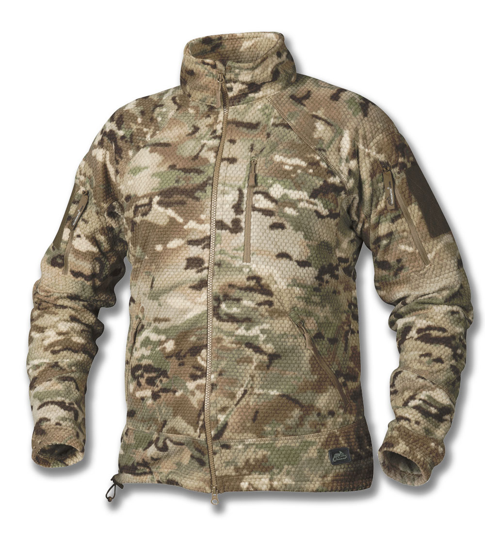 HELIKON Tex. polar - bluza polarowa Alpha Tactical Grid Fleece Jacket Camo Grom