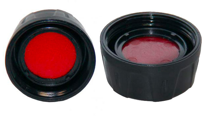 XP nakrętka na pinpointer MI-4 i MI-6 nowa wersja czarno-czerwona